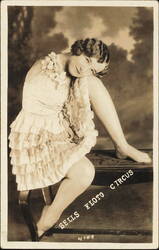 Frances O'Connor, Armless Wonder, Sells Floto Circus Postcard