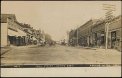Main Street Looking East, Weeping Water, Nebraska Postcard