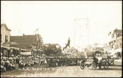 G.A.R. Reunion Free Act Performance in Bloomfield Postcard