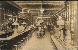 Interior of Dakota Drug Company Store Postcard