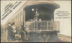 Frank Parmelee Transfer Co. Baggage Service, Chicago Postcard