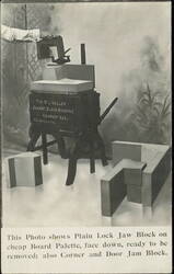 W.L. Keller Cement Block Machine, Kearney, Nebraska Postcard