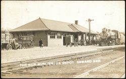 New Burlington Depot, Seward, Nebraska Postcard