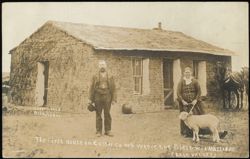 First House in Custer County, Nebraska, Dale Valley Postcard