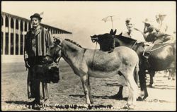 Charley Shultz from 101 Ranch, Nebraska's Big Rodeo Postcard