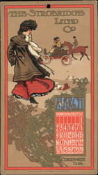 1902 March Calendar, The Strobridge Litho Co. Cincinnati Ephemera