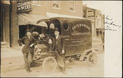 Enterprise Cleaners and Dyers Delivery Truck Postcard