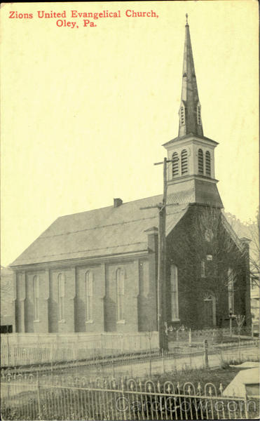 Zion United Evangelical Church Oley Pennsylvania