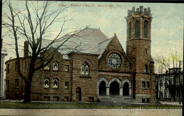 Baptist Church Meadville Pennsylvania