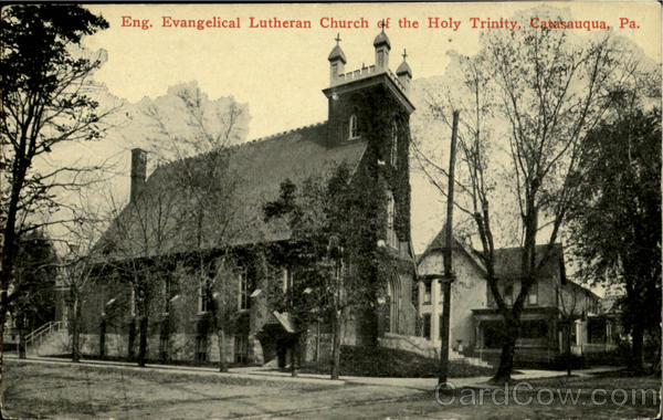 Eng. Evangelical Lutheran Church Of The Holy Trinity Catasauqua Pennsylvania