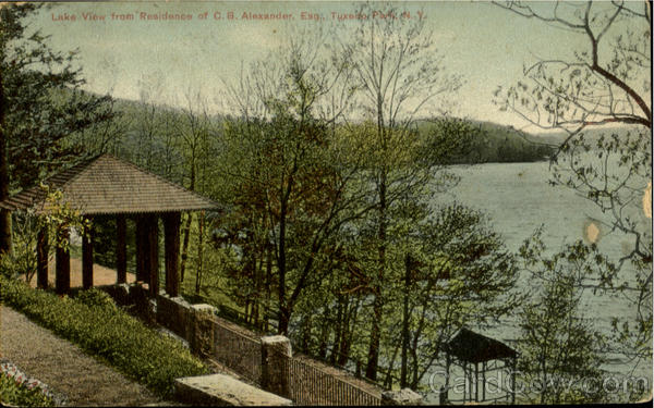 Lake View From Residence Of C. B. Alexander Tuxedo Park New York