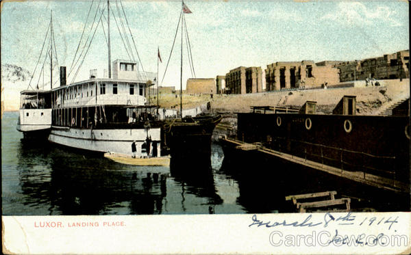 Luxor Landing Place Egypt Africa
