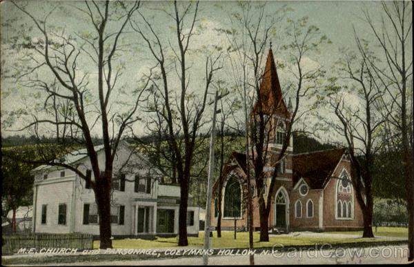 M. E. Church And Parsonage Coeymans Hollow New York