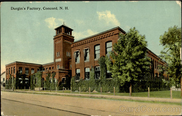 Durgin's Factory Concord New Hampshire