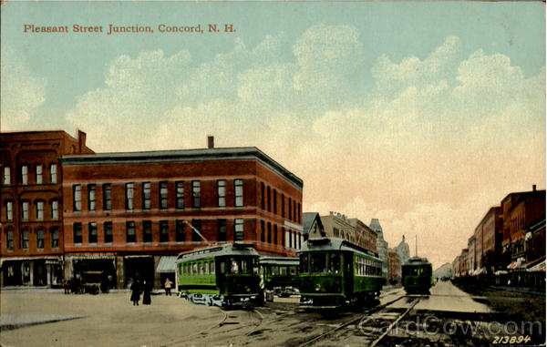 Pleasant Street Junction Concord New Hampshire