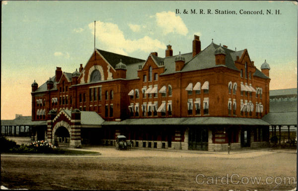 B. & M. R. R. Station Concord New Hampshire