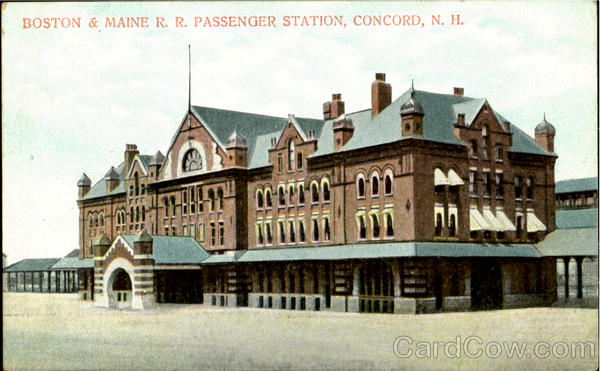 Boston & Maine R. R. Passenger Station Concord New Hampshire