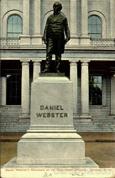 Daniel Webster's Monument Concord New Hampshire
