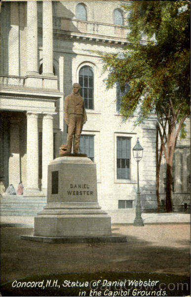 Statue Of Daniel Webster Concord New Hampshire