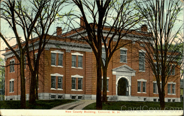 New County Building Concord New Hampshire