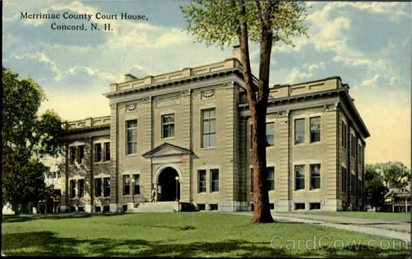 Merrimac County Court House Concord New Hampshire