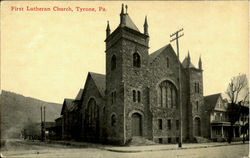 First Lutheran Church Postcard