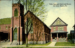 Trinity Episcopal Church And Rectory, 3rd Street Renovo, PA Postcard Postcard