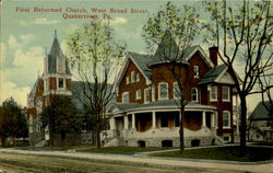 First Reformed Church, West Broad Street Postcard