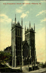 First Presbyterian Church, 6th Avenue Postcard