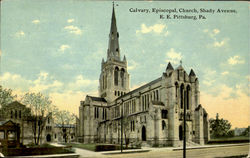Calvary Episcopal Church, Shady Avenue Pittsburgh, PA Postcard Postcard