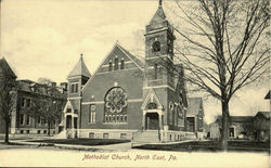 Methodist Church North East, PA Postcard Postcard