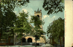 First Presbyterian Church New Castle, PA Postcard Postcard