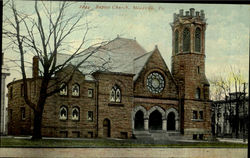 Baptist Church Meadville, PA Postcard Postcard