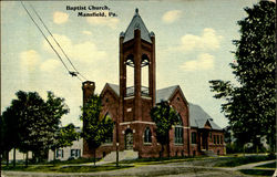 Baptist Church Postcard