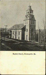Baptist Church Factoryville, PA Postcard Postcard