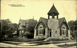 Lutheran Church Curwensville, PA Postcard Postcard