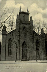 First Reformed Church Postcard