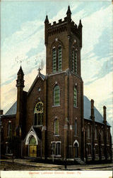 Garman Lutheran Church Butler, PA Postcard Postcard