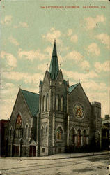 1St Lutheran Church Altoona, PA Postcard Postcard