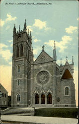 St. Paul's Lutheran Church Allentown, PA Postcard Postcard