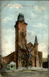 First Baptist Church Postcard