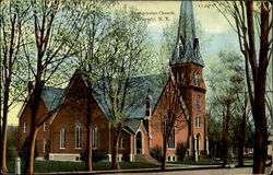 Presbyterian Church Waverly, NY Postcard Postcard