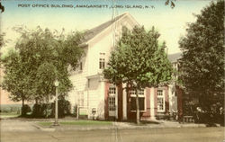 Post Office Building Amagansett, NY Postcard Postcard