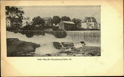 The Falls Enosburg Falls, VT Postcard Postcard