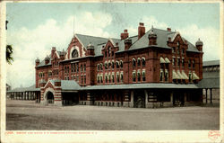 Boston And Maine R. R. Passenger Station Postcard