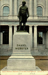 Daniel Webster's Monument Concord, NH Postcard Postcard