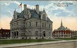Post Office And City Hall Postcard