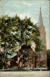 St. John's Catholic Church Concord, NH Postcard Postcard