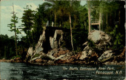 The Bluffs, Contoocook River Park Postcard