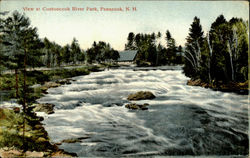 View At Contoocook River Park Postcard